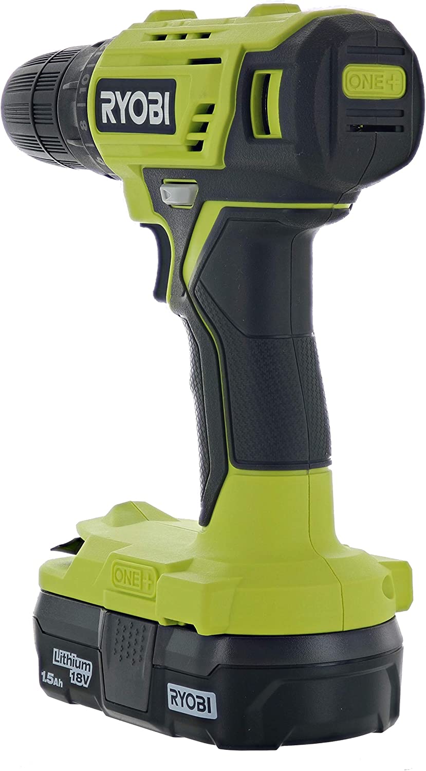 RYOBI ONE+ 18V Cordless 3/8 in. Drill/Driver Kit with 1.5 Ah Battery and Charger