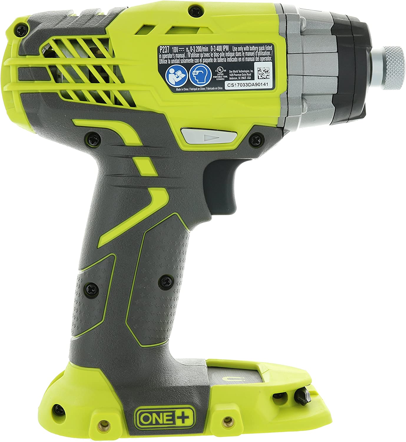 RYOBI ONE+ 18V Cordless 3-Speed 1/4 in. Hex Impact Driver (Tool Only)