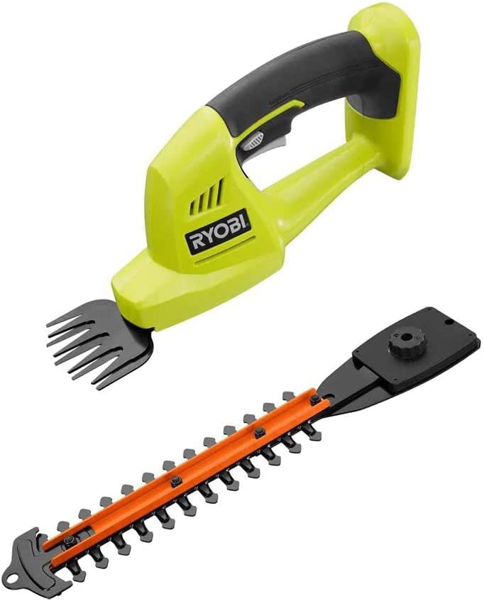 RYOBI ONE+ 18V Cordless Battery Grass Shear and Shrubber Trimmer (Tool Only)