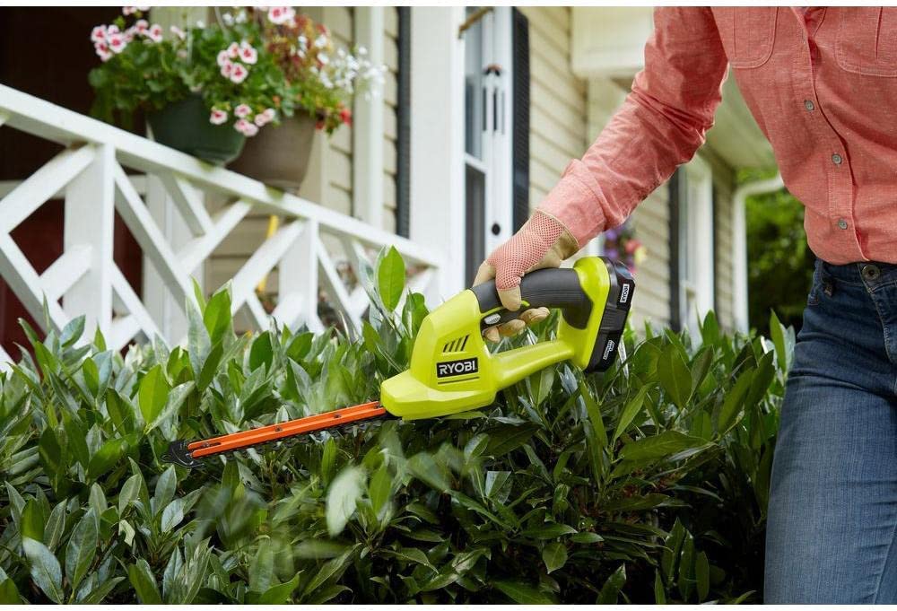 RYOBI ONE+ 18V Cordless Battery Grass Shear and Shrubber Trimmer (Tool Only)