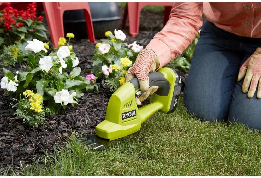 RYOBI ONE+ 18V Cordless Battery Grass Shear and Shrubber Trimmer (Tool Only)