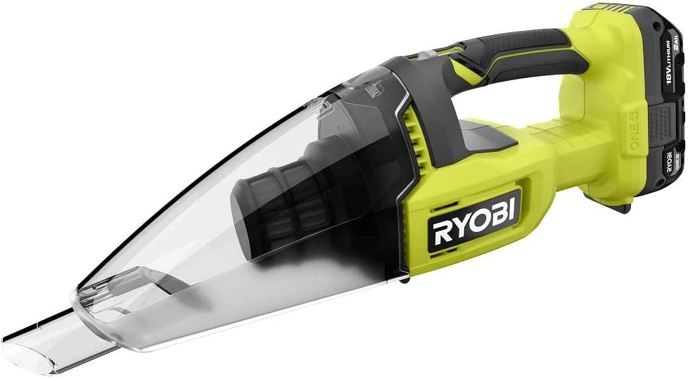 RYOBI ONE+ 18V Cordless Multi-Surface Handheld Vacuum Kit with 2.0 Ah Battery and Charger