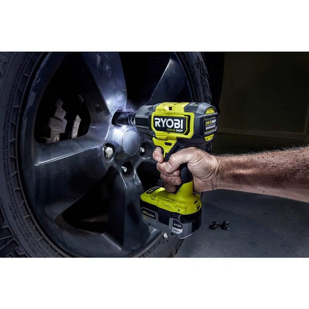 RYOBI  ONE+ HP 18V Brushless Cordless 4-Mode 1/2 in. Impact Wrench (Tool Only)