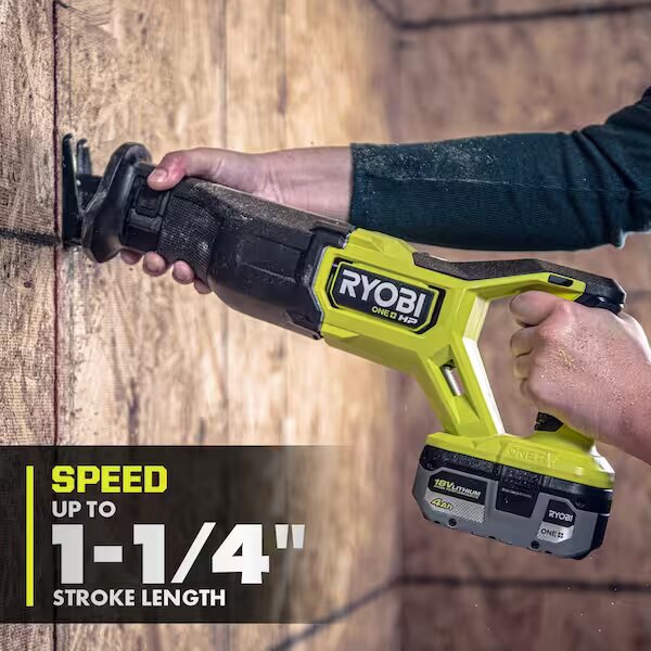 RYOBI  ONE+ HP 18V Brushless Cordless Reciprocating Saw (Tool Only)