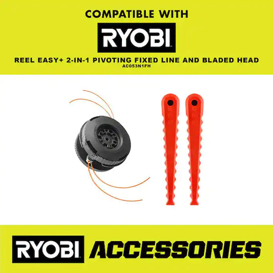 RYOBI  REEL EASY+ .095 Pivoting Fixed Line Replacements (14-Pieces)