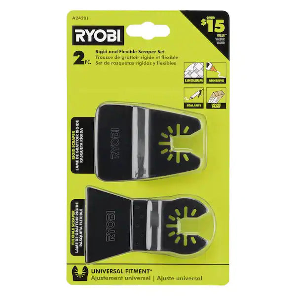 RYOBI  Rigid and Flexible Scraper Set (2-Piece)