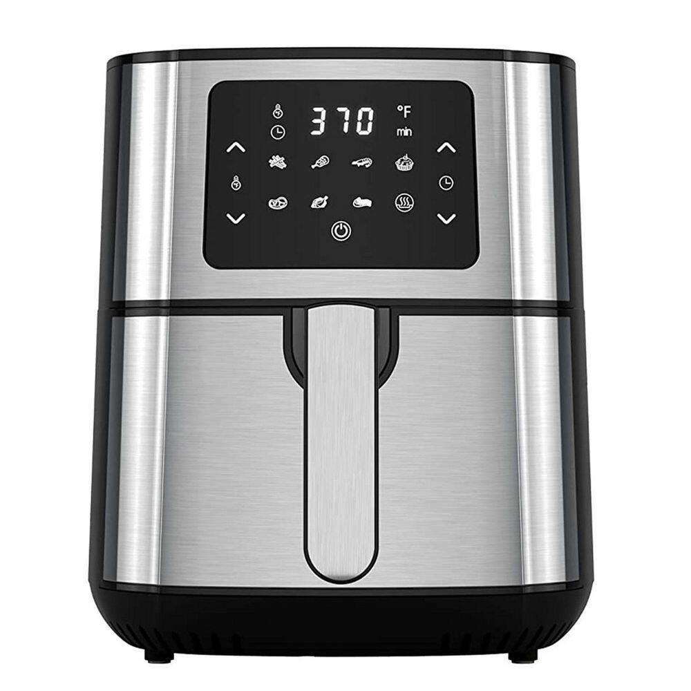 5.8 qt. Black Multi Tasker 8 Double Basket Air Fryer with LED Touchscreen