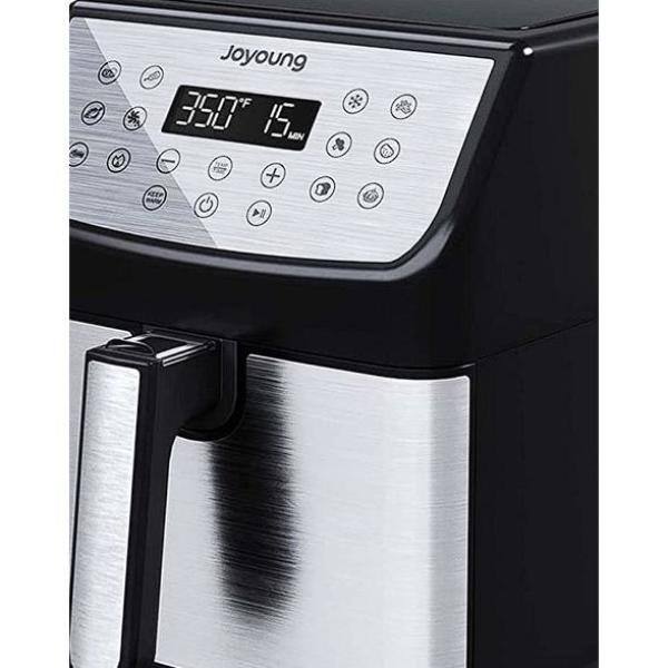 5.8 qt. Black Multi Tasker Double Basket Air Fryer with LED Touchscreen