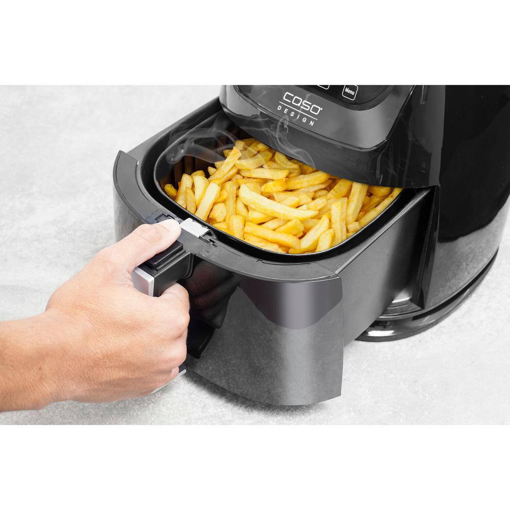 CASO  3.2 qt. Black Air Fryer with Barbecue Accessories