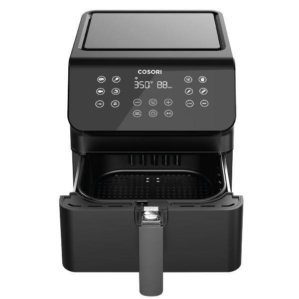 Cosori Pro XLS II Smart 5.8 qt. Black Digital Air Fryer with Pizza Pan