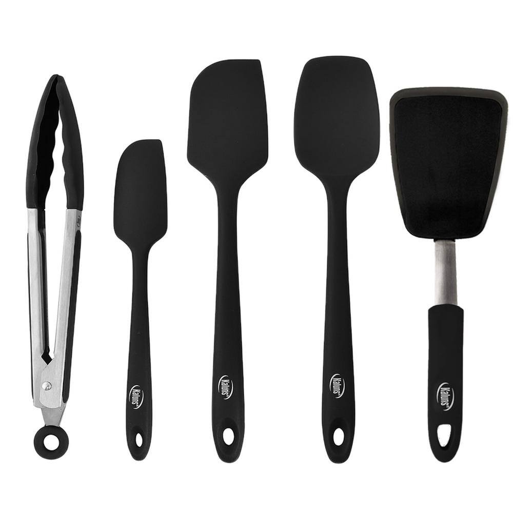 Kaluns  Heat Resistant Rubber Silicone Spatula (Set of 5)