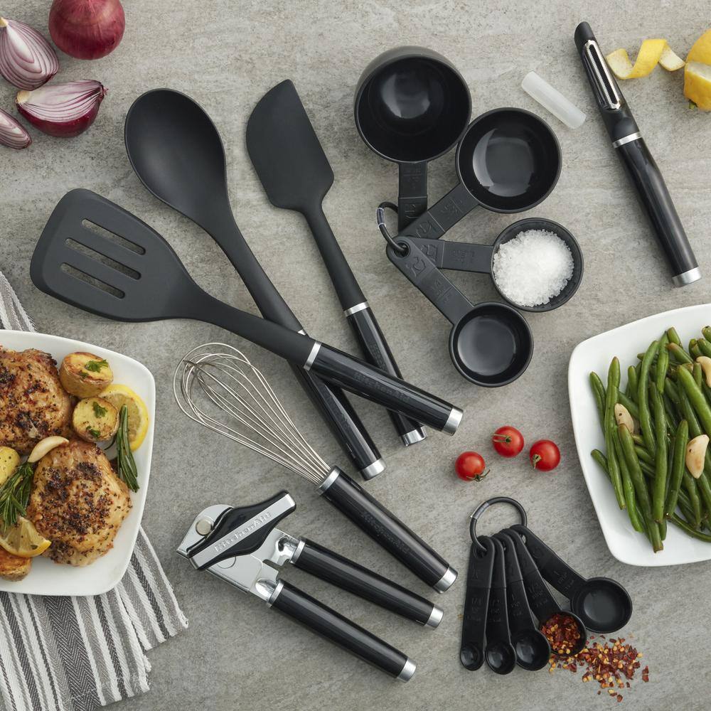 KitchenAid 15-Piece Black Classic Tool and Gadget Set