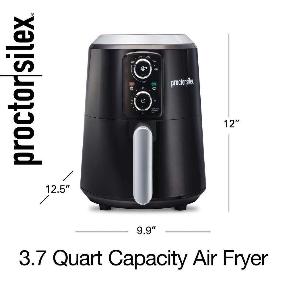 Proctor Silex 3.7 qt. Black Air Fryer