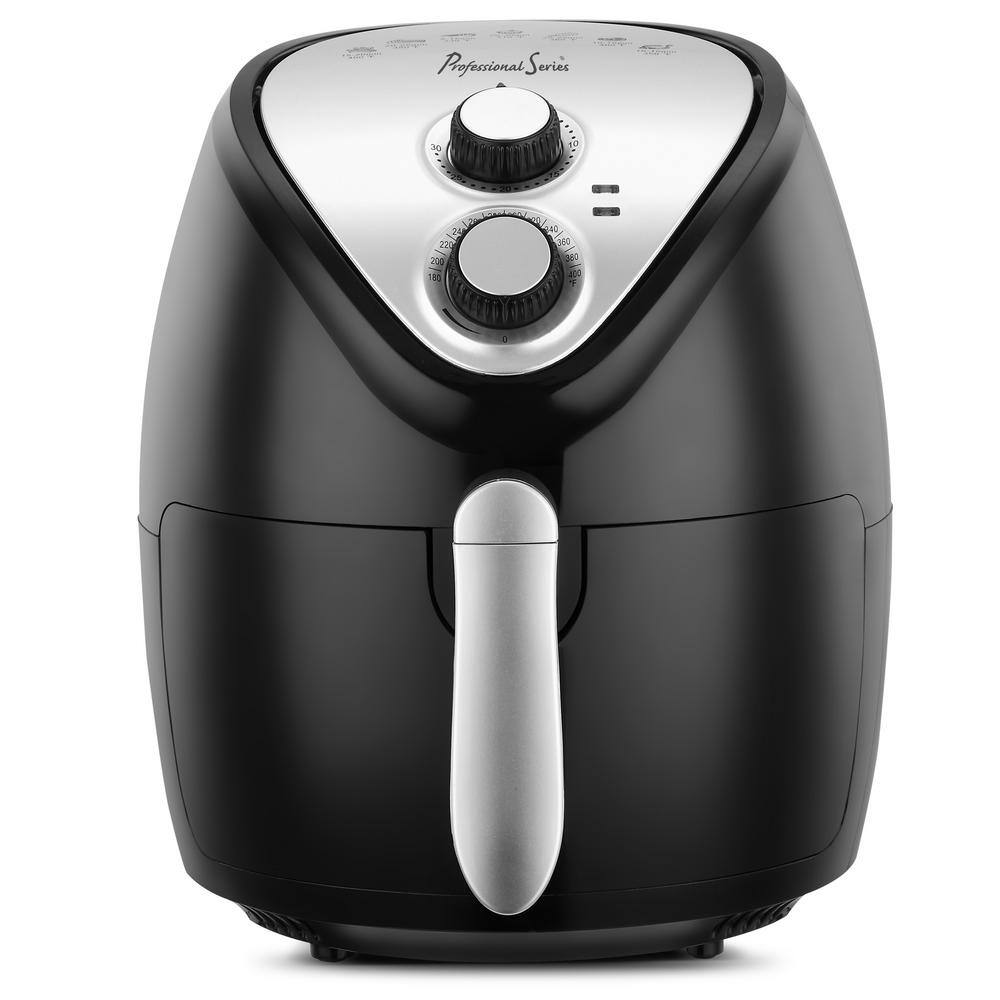 Professional Series  Cool Touch 3.38 qt. Air Fryer Black