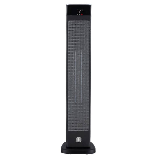 Warmwave Deluxe Digital 30 in. Ceramic Oscillating Tower Heater with Remote Control