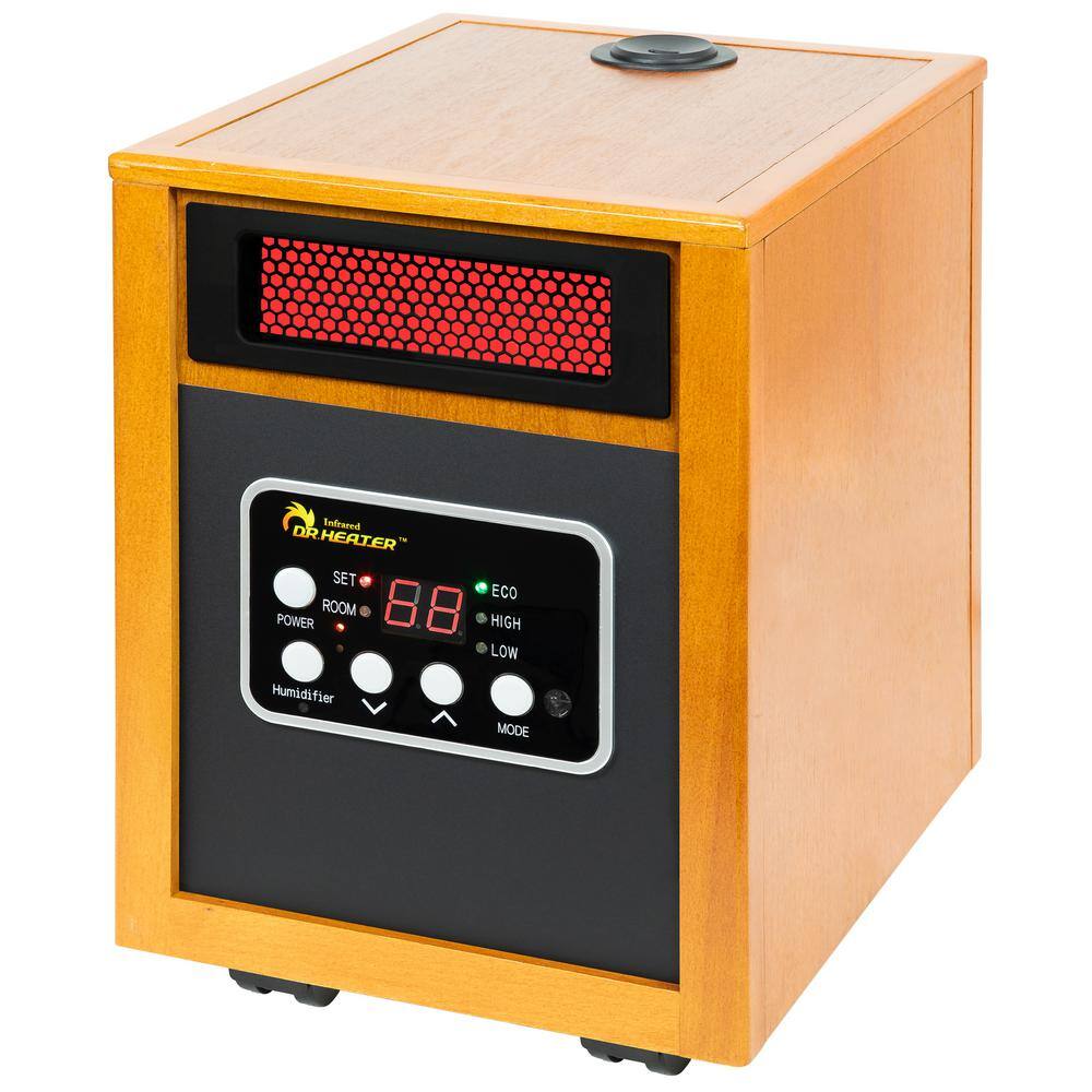 1500-Watt Infrared Portable Space Heater with Humidifier and Dual Heating System