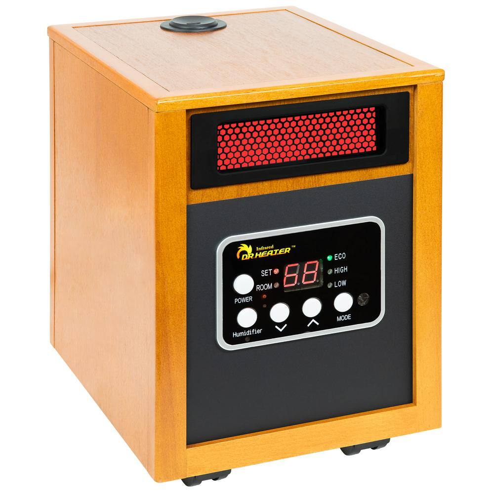 1500-Watt Infrared Portable Space Heater with Humidifier and Dual Heating System