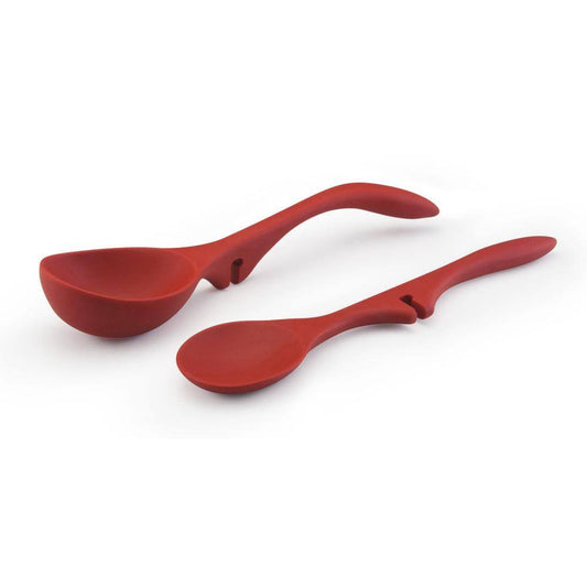 Rachael Ray Silicone Lazy Spoon and Ladle Set of 2