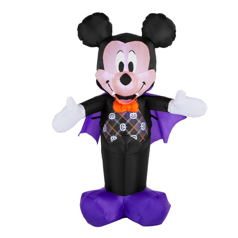 Disney 3.5 ft. LED Mickey Vampire with Halloween Vest Inflatable