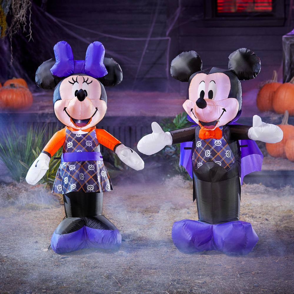 Disney 3.5 ft. LED Mickey Vampire with Halloween Vest Inflatable