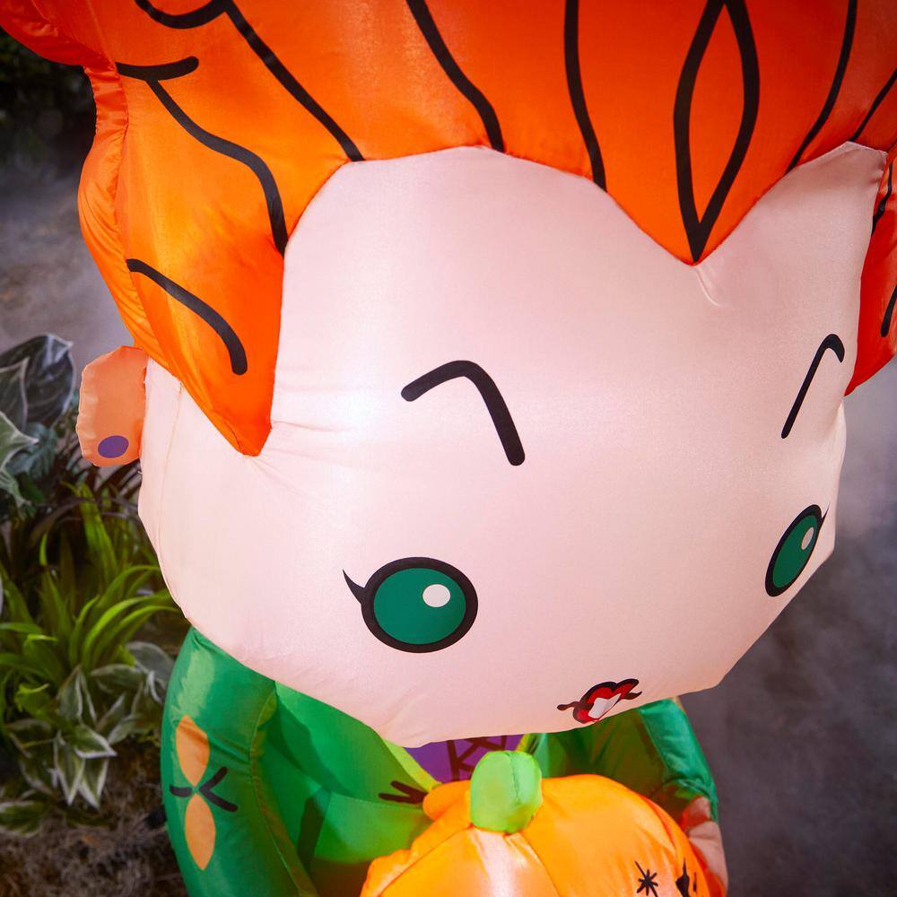 Disney 3.5 ft. LED Winifred Sanderson with Tonight We Fly Pumpkin Inflatable