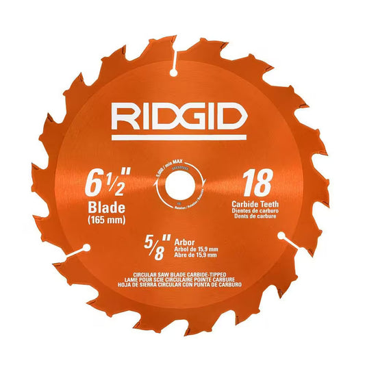 RIDGID  6-1/2 in. Circular Saw Blade (1-Piece)