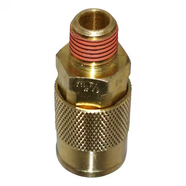 Husky  1/4 in. Brass NPT Male Coupler