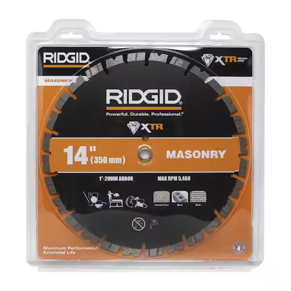 RIDGID 14 in. Masonry Diamond Blade