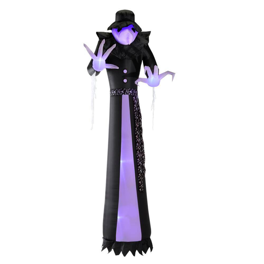 Gemmy  12 ft. Short Circuit Victorian Reaper Halloween Inflatable with Lightshow Projection