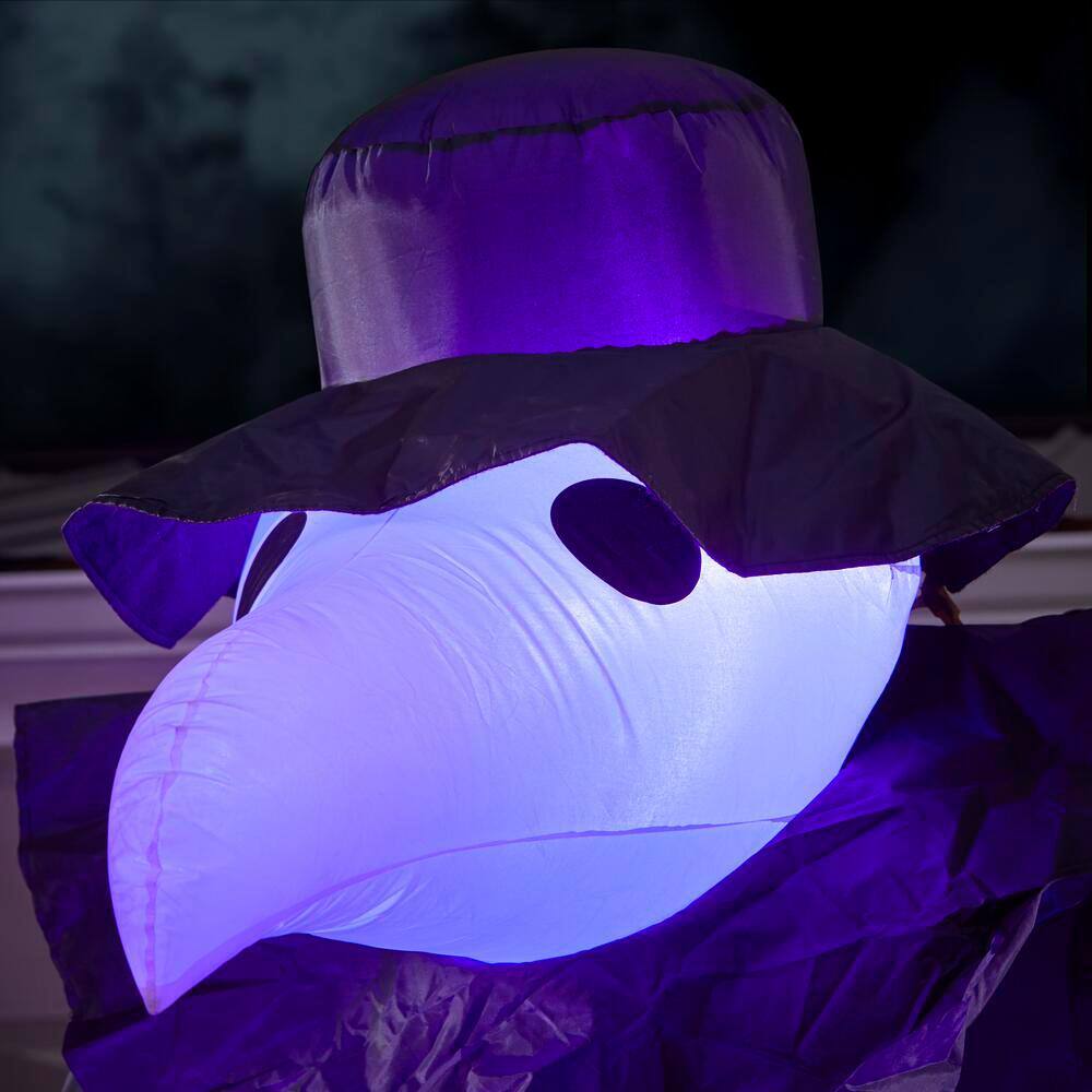 Gemmy  12 ft. Short Circuit Victorian Reaper Halloween Inflatable with Lightshow Projection