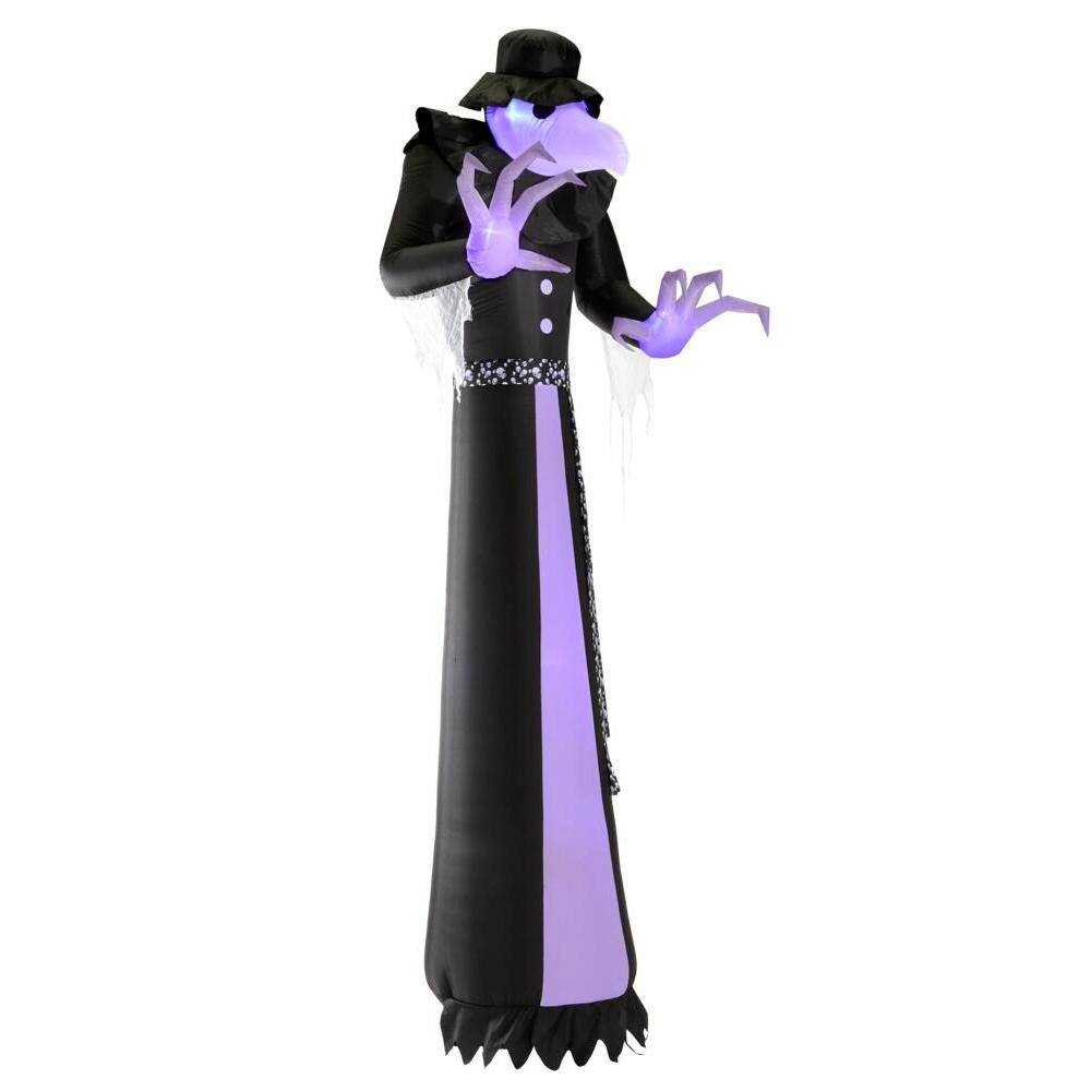 Gemmy  12 ft. Short Circuit Victorian Reaper Halloween Inflatable with Lightshow Projection