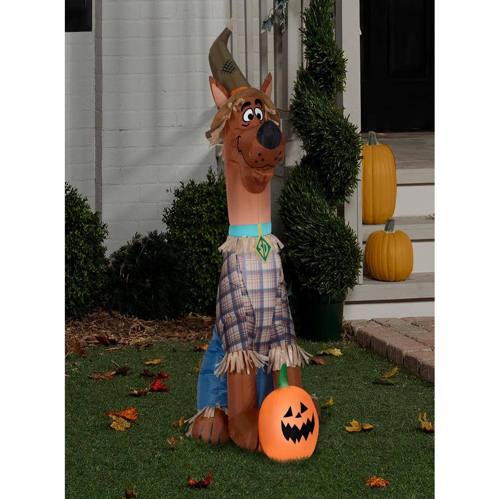 Gemmy 3.5 ft. H Inflatable Airblown-Scooby as Scarecrow-SM-WB