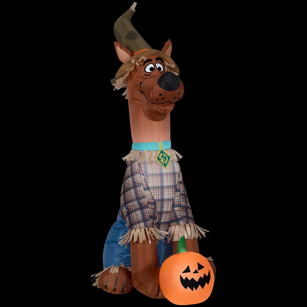 Gemmy 3.5 ft. H Inflatable Airblown-Scooby as Scarecrow-SM-WB