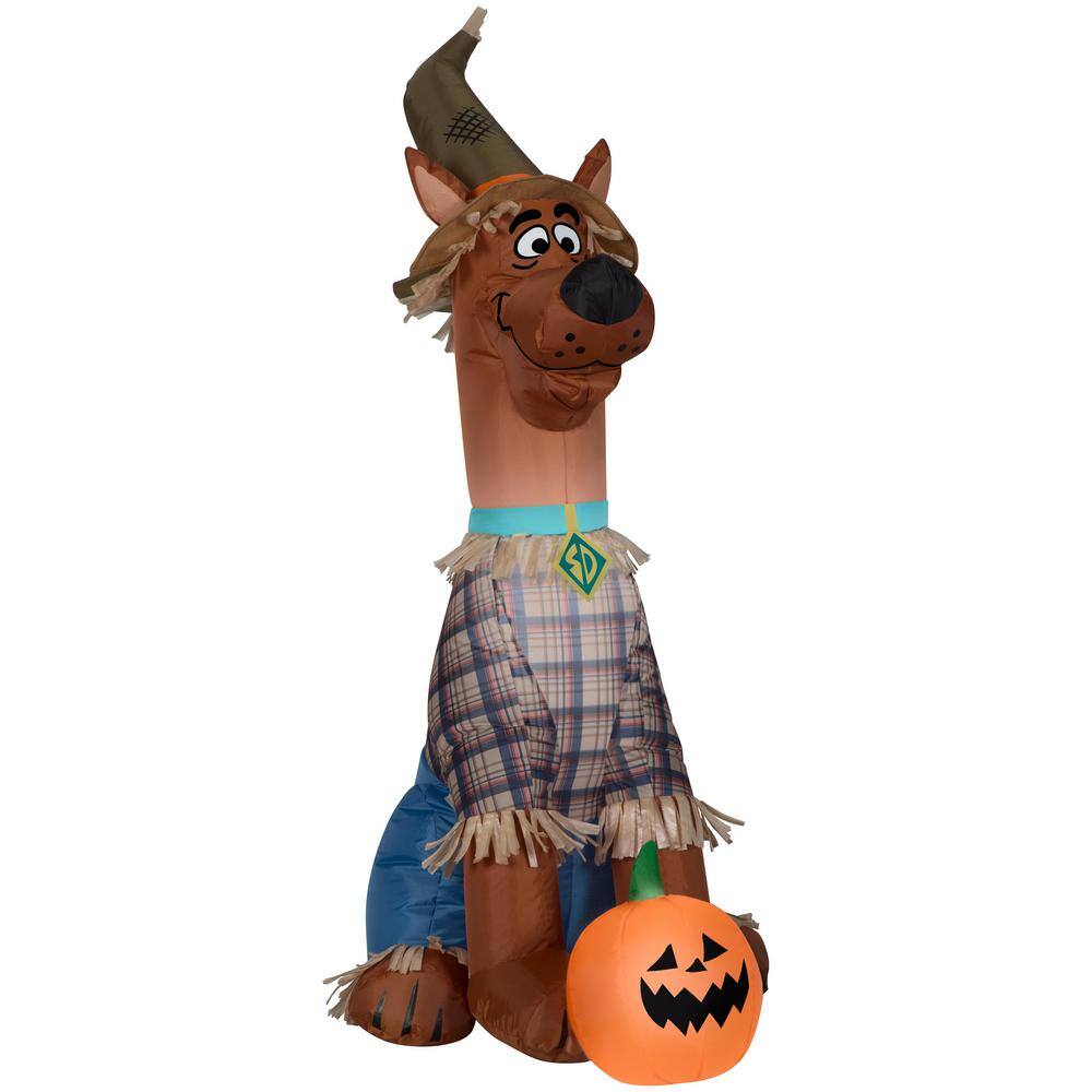 Gemmy 3.5 ft. H Inflatable Airblown-Scooby as Scarecrow-SM-WB