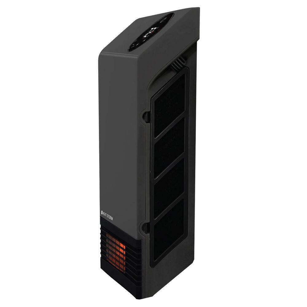 Heat Storm 1,000-Watt Gray Deluxe Indoor Infrared Wall Heater