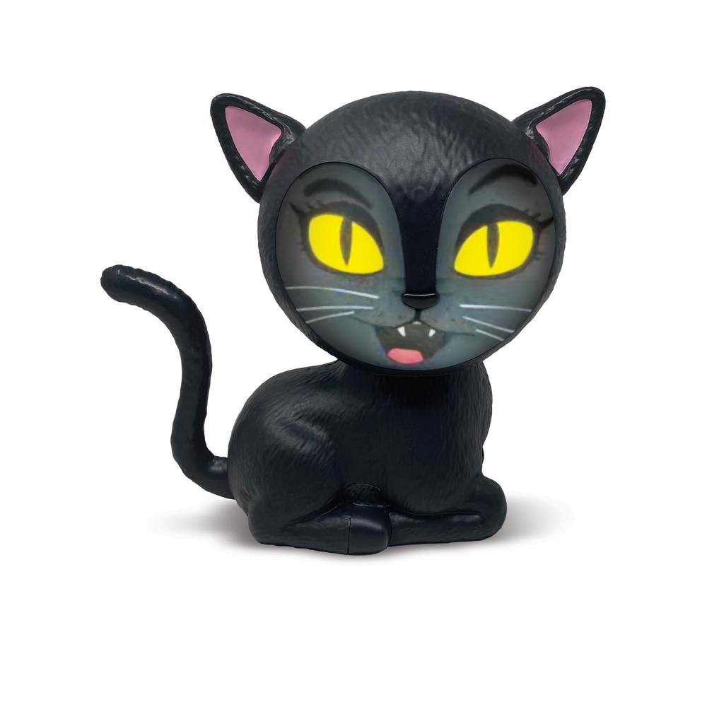 Eek The Cat Talking Singing and Joke Telling Animated 9.5 in. H Cat with Built-in Projector and Speaker Plug'n Play