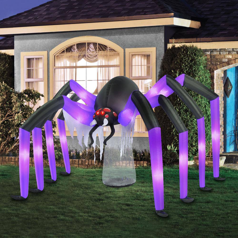 9 ft. Tall Halloween Inflatable Giant Spider