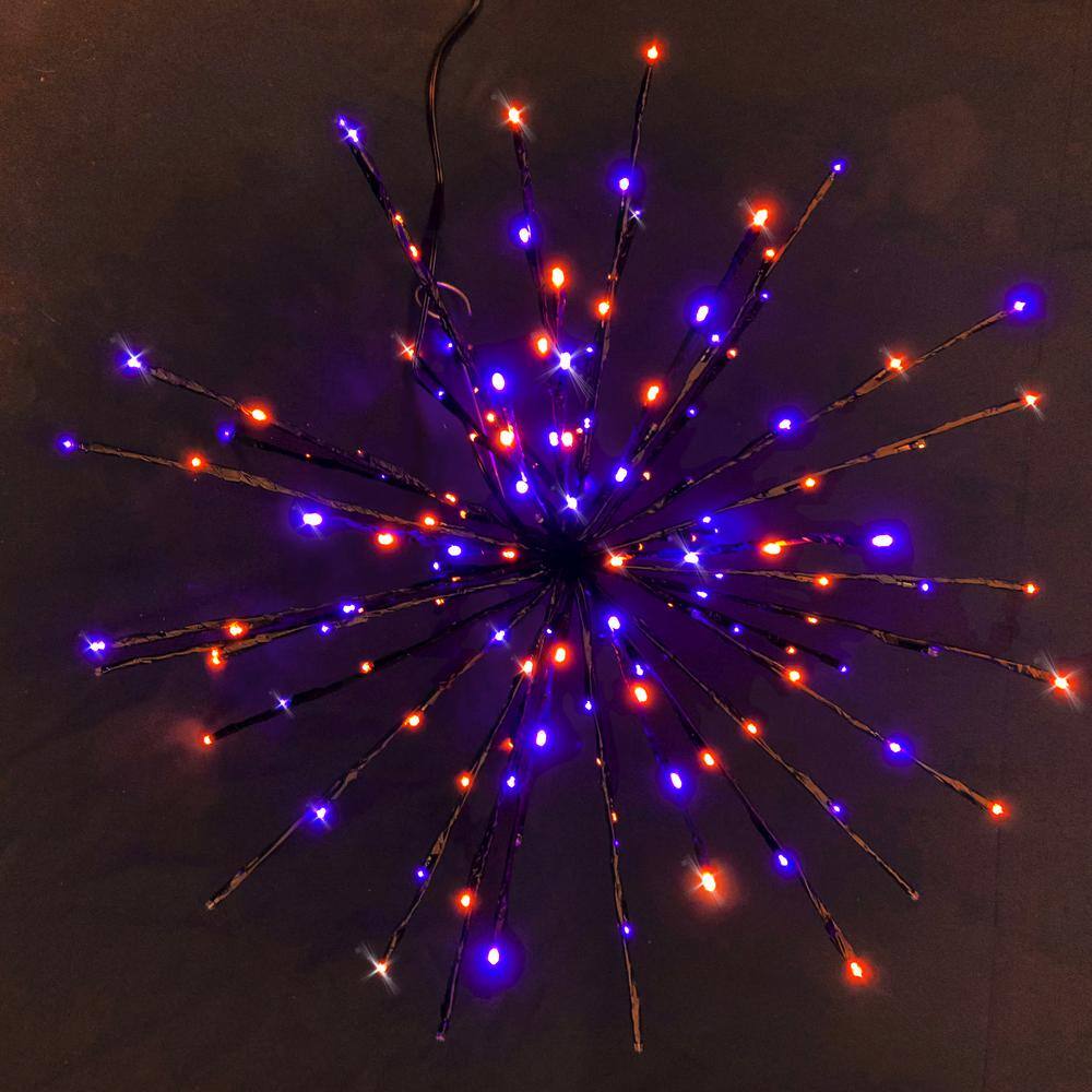 24 in. Orange/Purple LED Halloween Spritzer