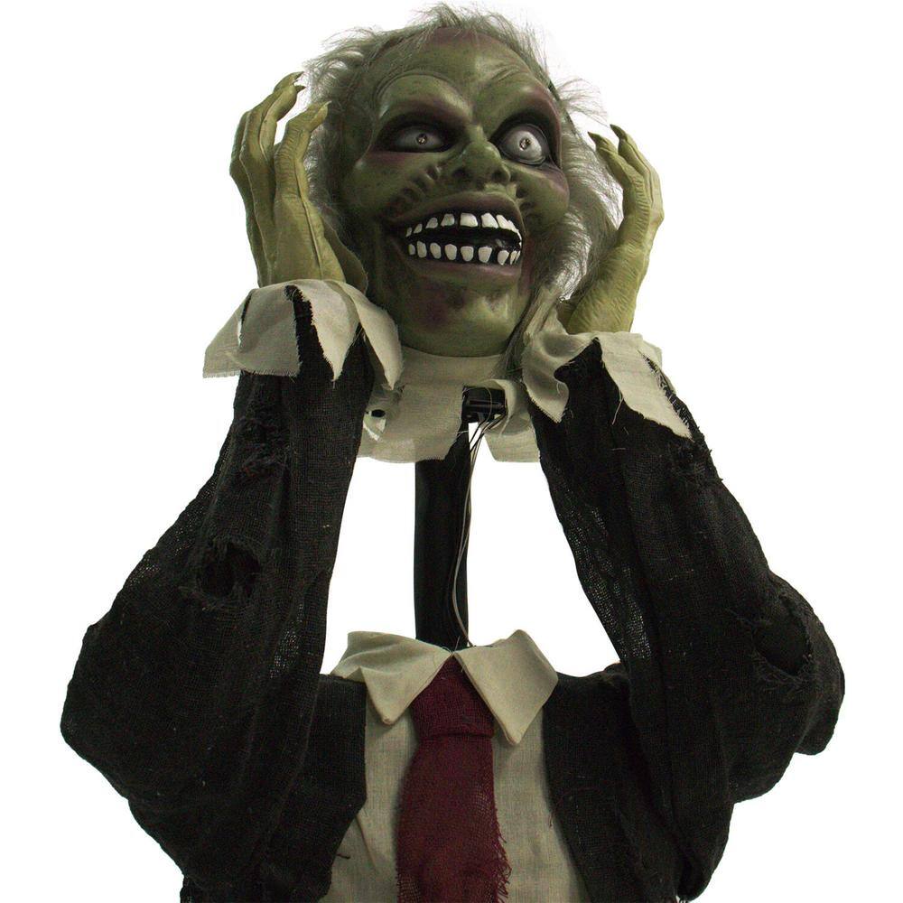 Haunted Hill Farm 20 in. Touch Activated Pop-Up Animatronic Ghoul