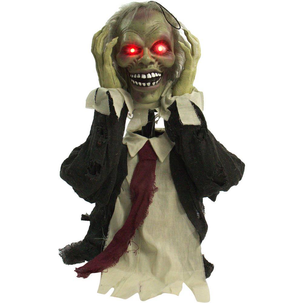 Haunted Hill Farm 20 in. Touch Activated Pop-Up Animatronic Ghoul