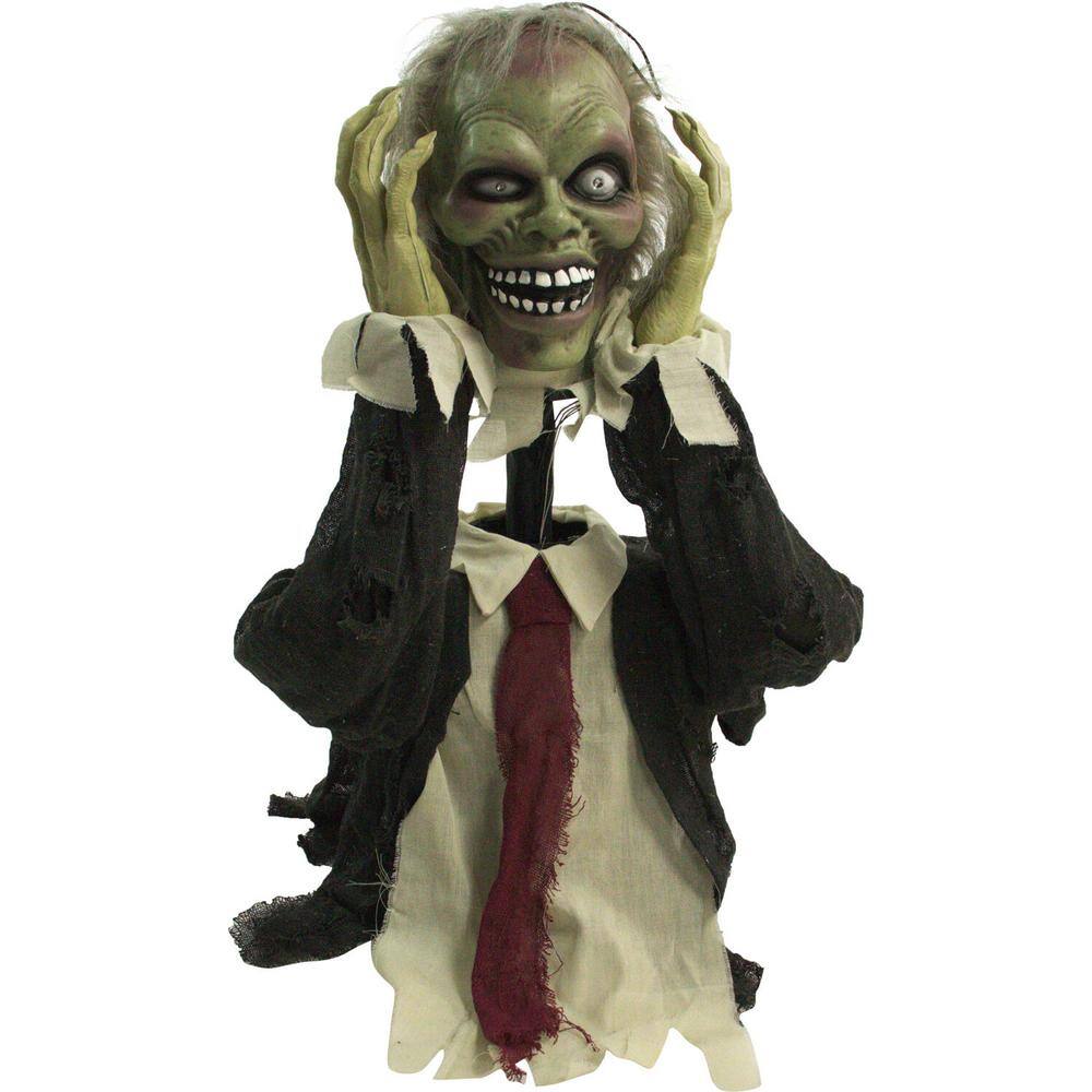 Haunted Hill Farm 20 in. Touch Activated Pop-Up Animatronic Ghoul