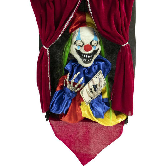 Haunted Hill Farm  27 in. Touch Activated Animatronic Clown