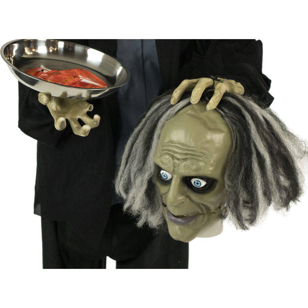 Haunted Hill Farm 60 in. Touch Activated Animatronic Zombie