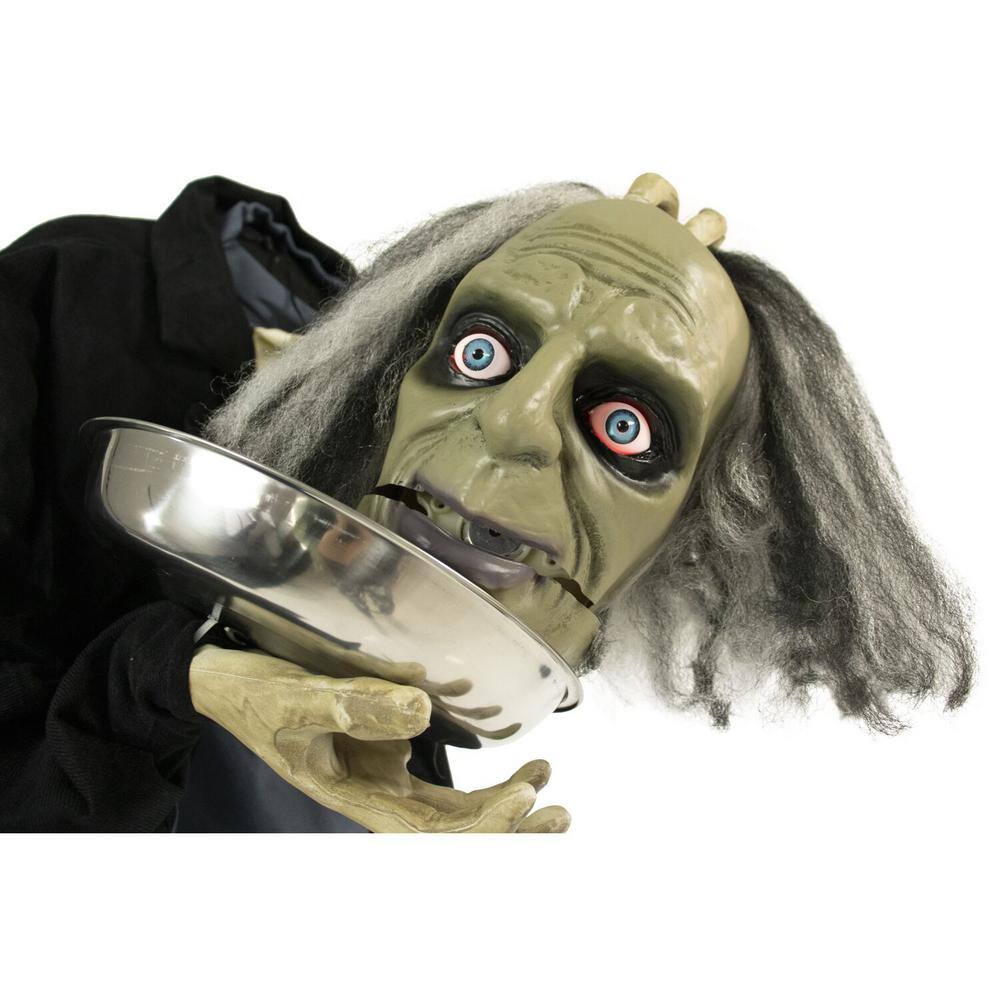 Haunted Hill Farm 60 in. Touch Activated Animatronic Zombie