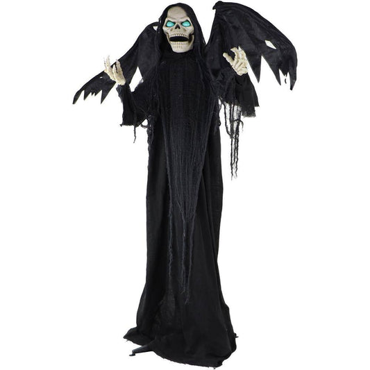 Haunted Hill Farm 74 in. Touch Activated Animatronic Reaper