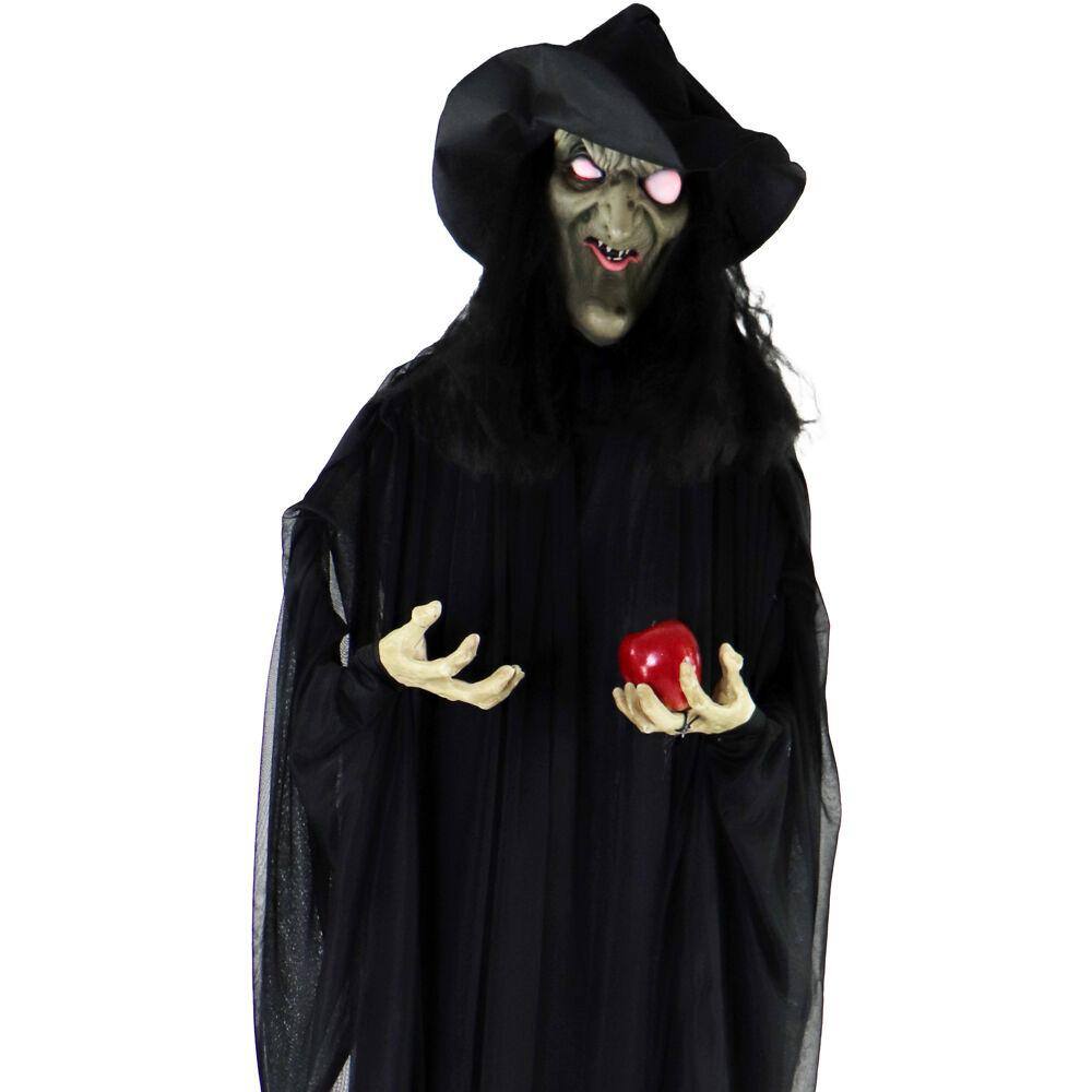 Haunted Hill Farm 88 in. Touch Activated Animatronic Witch