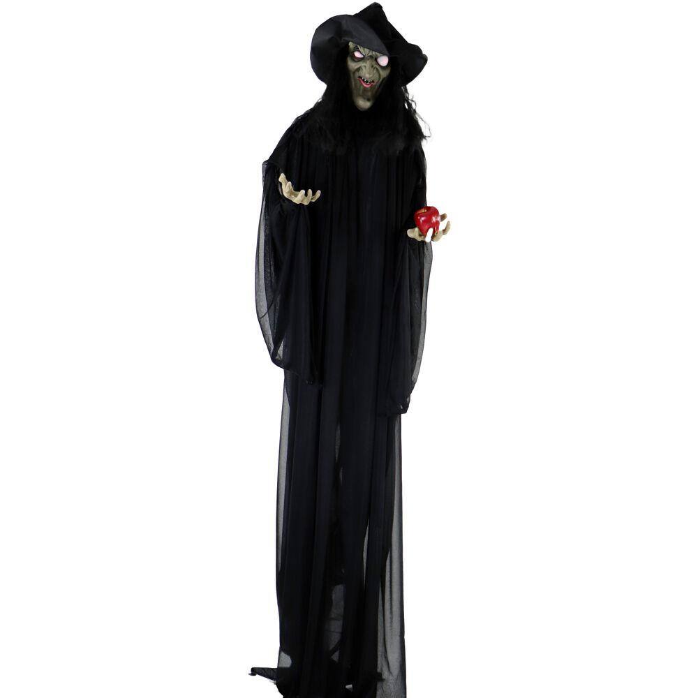 Haunted Hill Farm 88 in. Touch Activated Animatronic Witch