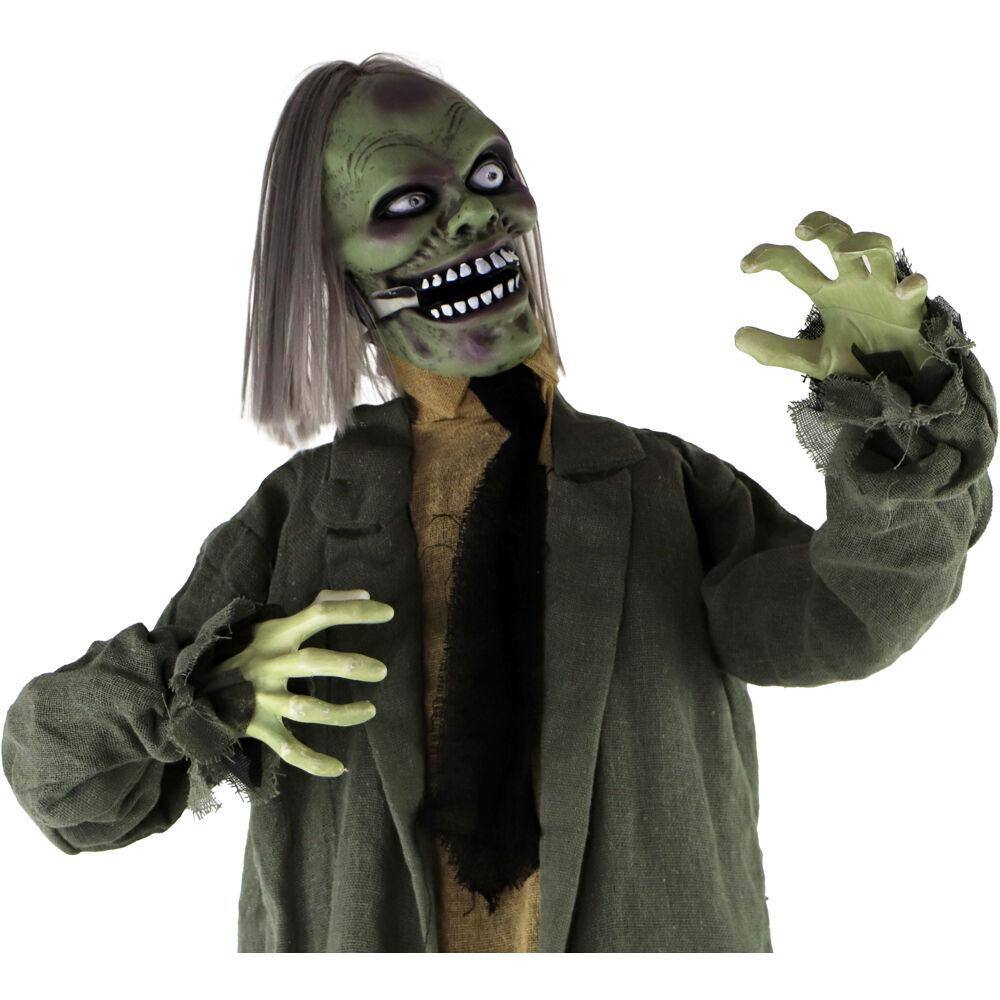 Haunted Hill Farm 71 in. Touch Activated Animatronic Zombie