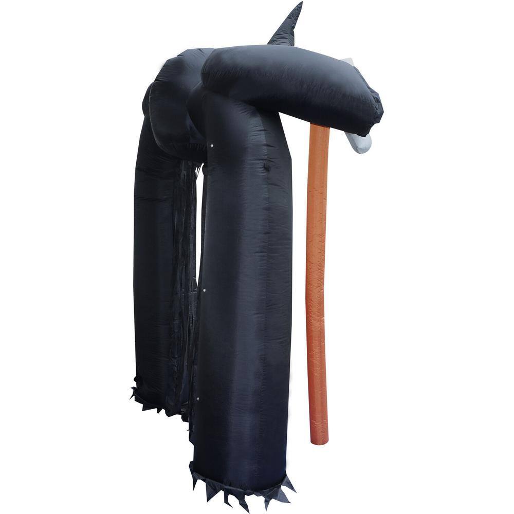 Haunted Hill Farm 10 ft. Tall Pre-Lit Musical Inflatable Grim Reaper Arch