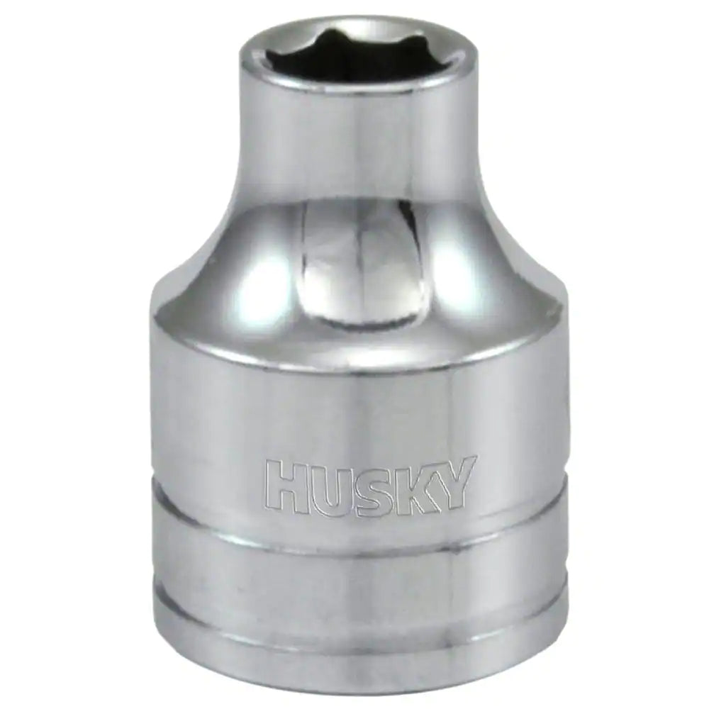 Husky  3/8 in. Drive 1/4 in. 6-Point SAE Standard Socket